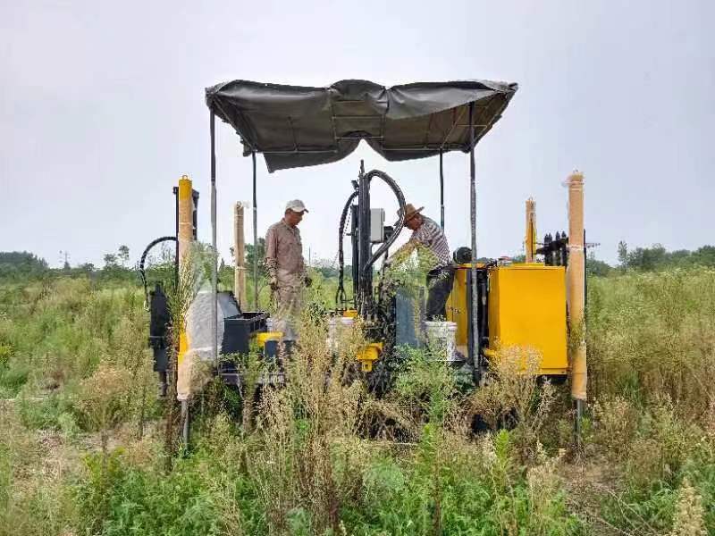TLSY-20型履帶式靜探車(chē)在作業(yè)中